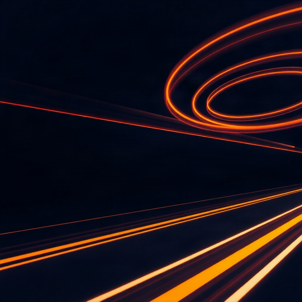 Rhythm pulse rings over lane markings